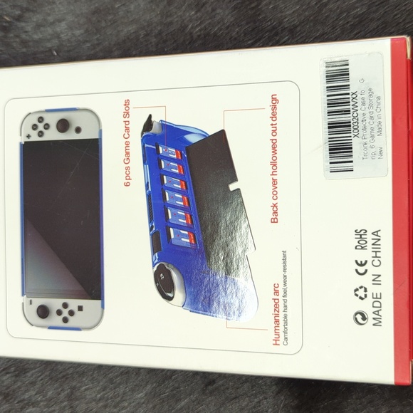 5/$15 Nintendo Switch OLED case protector card slots NEW - Picture 3 of 3